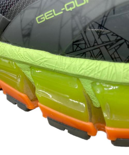 asics（アシックス）asics (アシックス) SPORTSTYLE GEL-QUANTUM ブラック×ピンク サイズ:US11の古着・服飾アイテム