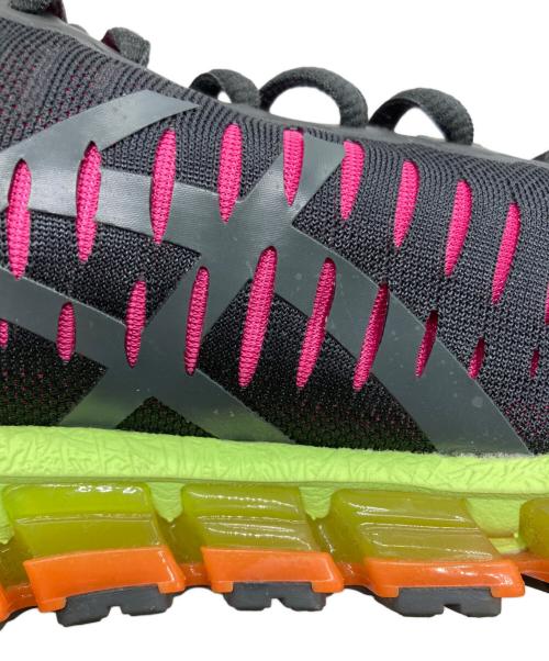 asics（アシックス）asics (アシックス) SPORTSTYLE GEL-QUANTUM ブラック×ピンク サイズ:US11の古着・服飾アイテム
