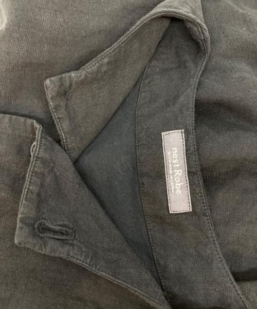 nest Robe（ネストローブ）nest Robe (ネストローブ) ブラックリネンクルーネックベスト ブラック サイズ:SIZE Freeの古着・服飾アイテム