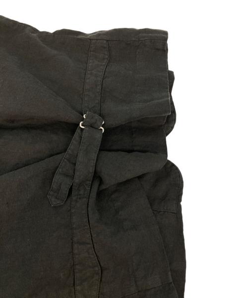 nest Robe（ネストローブ）nest Robe (ネストローブ) ブラックリネンクルーネックベスト ブラック サイズ:SIZE Freeの古着・服飾アイテム