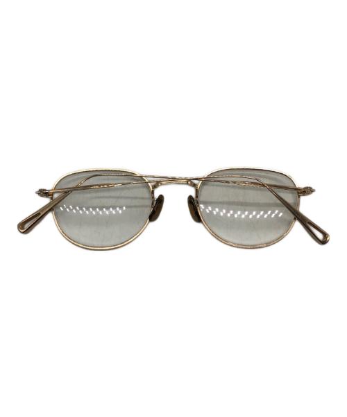 OLIVER PEOPLES（オリバーピープルズ）OLIVER PEOPLES (オリバーピープルズ) Kiowa ゴールド サイズ:48□21-145の古着・服飾アイテム