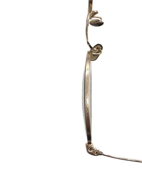 OLIVER PEOPLES（オリバーピープルズ）OLIVER PEOPLES (オリバーピープルズ) Kiowa ゴールド サイズ:48□21-145の古着・服飾アイテム