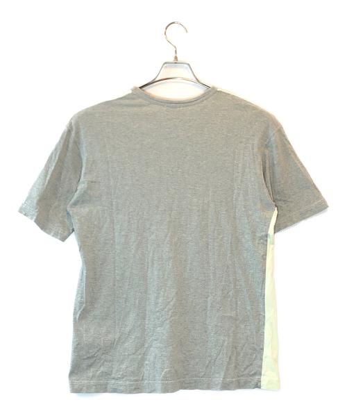 COMME des GARCONS HOMME（コムデギャルソン オム）COMME des GARCONS HOMME (コムデギャルソン オム) バイカラーロゴカットソー イエロー×グレー サイズ:下記参照の古着・服飾アイテム