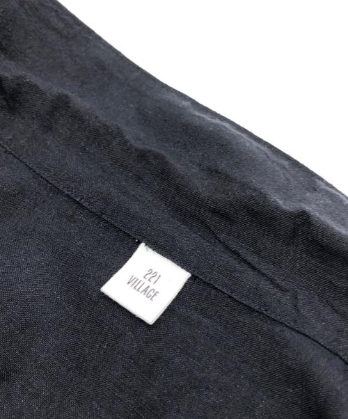 221 VILLAGE（ニーニーイチビレッジ）221 VILLAGE (ニーニーイチビレッジ) ウールリネンセットアップスーツ ネイビー サイズ:３(ﾎﾞﾄﾑｽSP)の古着・服飾アイテム