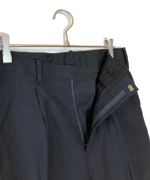 221 VILLAGE（ニーニーイチビレッジ）221 VILLAGE (ニーニーイチビレッジ) ウールリネンセットアップスーツ ネイビー サイズ:３(ﾎﾞﾄﾑｽSP)の古着・服飾アイテム