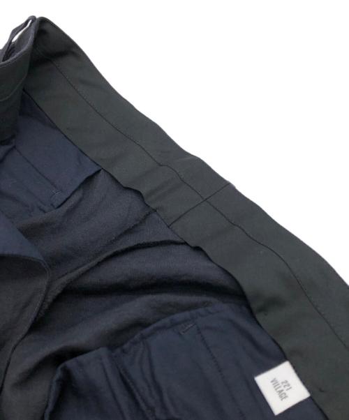 221 VILLAGE（ニーニーイチビレッジ）221 VILLAGE (ニーニーイチビレッジ) ウールリネンセットアップスーツ ネイビー サイズ:３(ﾎﾞﾄﾑｽSP)の古着・服飾アイテム