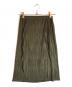 PLEATS PLEASE（プリーツプリーズ）の古着「ドレープフリルプリーツスカート」｜オリーブ