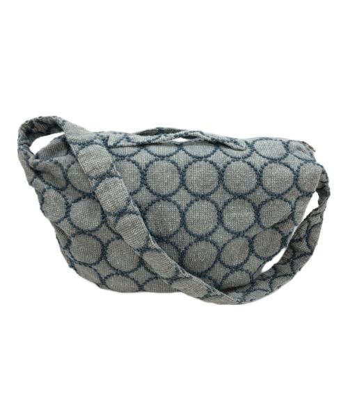 mina perhonen（ミナ ペルホネン）mina perhonen (ミナ ペルホネン) tambourine body bag タンバリン ボディバッグ ブルーの古着・服飾アイテム