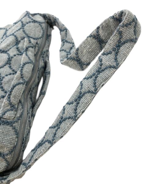 mina perhonen（ミナ ペルホネン）mina perhonen (ミナ ペルホネン) tambourine body bag タンバリン ボディバッグ ブルーの古着・服飾アイテム