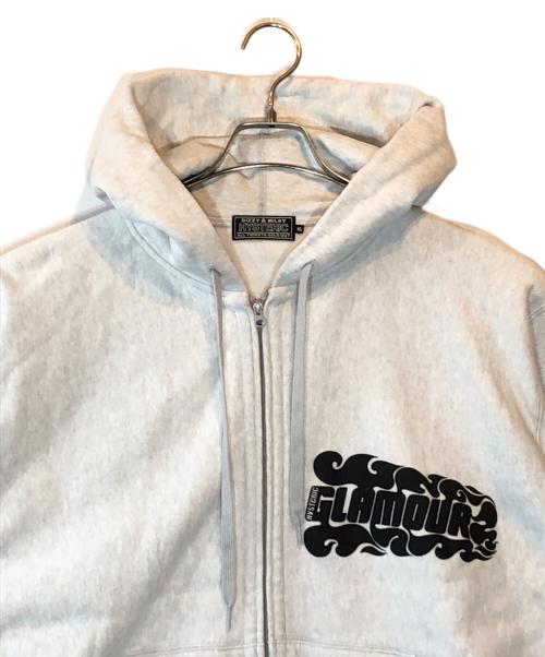 Hysteric Glamour（ヒステリックグラマー）Hysteric Glamour (ヒステリックグラマー) SPEEDSTER ヘビーウエイトパーカー グレー サイズ:XLの古着・服飾アイテム