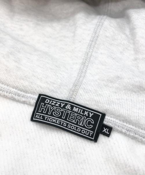 Hysteric Glamour（ヒステリックグラマー）Hysteric Glamour (ヒステリックグラマー) SPEEDSTER ヘビーウエイトパーカー グレー サイズ:XLの古着・服飾アイテム