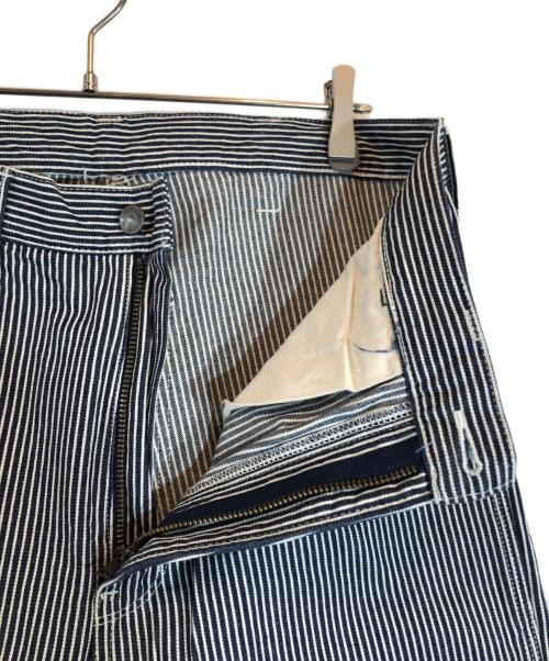 Hysteric Glamour（ヒステリックグラマー）Hysteric Glamour (ヒステリックグラマー) ヒッコリーペインターパンツ ネイビー サイズ:Mの古着・服飾アイテム