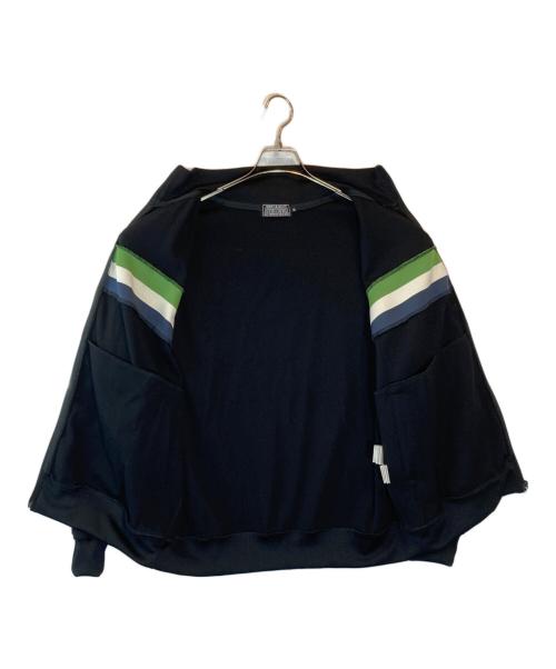 Hysteric Glamour（ヒステリックグラマー）Hysteric Glamour (ヒステリックグラマー) HIGH ENERGY トラックジャケット ブラック×グリーン サイズ:SIZE XLの古着・服飾アイテム