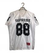 SUPREME×PLAY BOYシュプリーム×プレイボーイ）の古着「ゲームシャツ」｜ホワイト