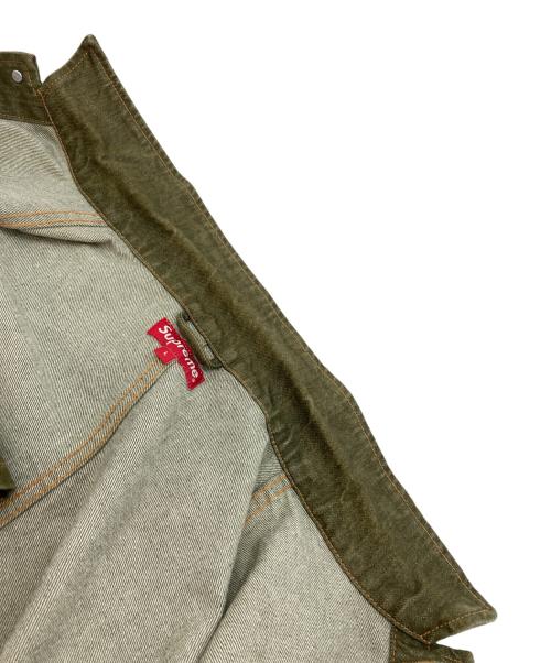 SUPREME（シュプリーム）Supreme (シュプリーム) Denim chore coat カーキ サイズ:SIZE Lの古着・服飾アイテム