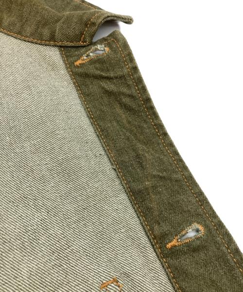 SUPREME（シュプリーム）Supreme (シュプリーム) Denim chore coat カーキ サイズ:SIZE Lの古着・服飾アイテム