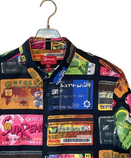 SUPREME（シュプリーム）Supreme (シュプリーム) Credit Cards Shirt マルチカラー サイズ:SIZE Lの古着・服飾アイテム