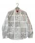 Supreme（シュプリーム）の古着「Paisley Grid Shirt」｜ホワイト