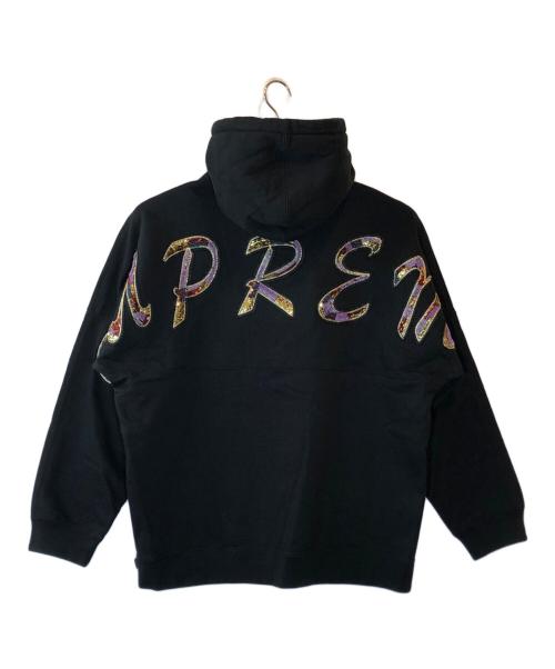 SUPREME（シュプリーム）Supreme (シュプリーム) SS22 Beaded Hooded Sweat Shirt ブラック サイズ:Largeの古着・服飾アイテム