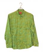 SUPREMEシュプリーム）の古着「Iridescent Shirt」｜グリーン