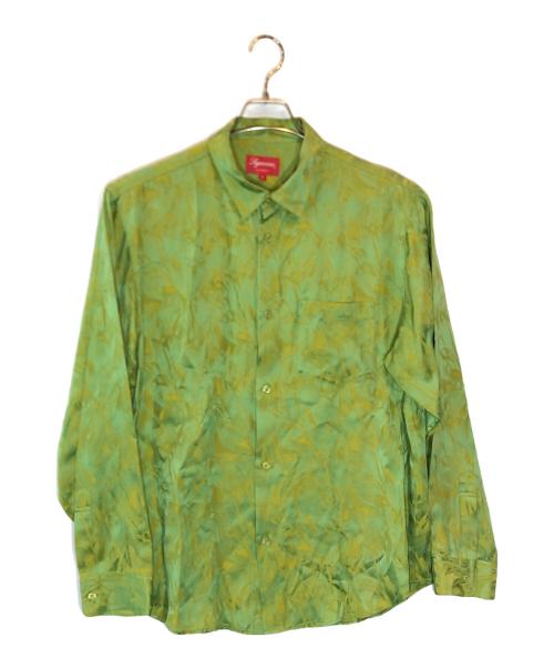 SUPREME（シュプリーム）Supreme (シュプリーム) Iridescent Shirt グリーン サイズ:Lの古着・服飾アイテム