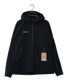 MAMMUT（マムート）の古着「Macun 2.0 SO Hooded Jacket AF Women」｜ブラック
