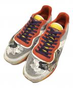 ETROエトロ）の古着「タイガーペイントローカットスニーカー」｜グレー