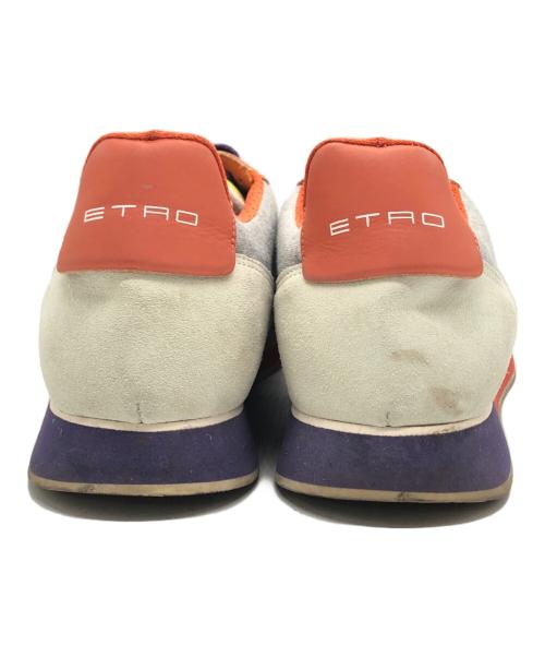 ETRO（エトロ）ETRO (エトロ) タイガーペイントローカットスニーカー グレー サイズ:40の古着・服飾アイテム