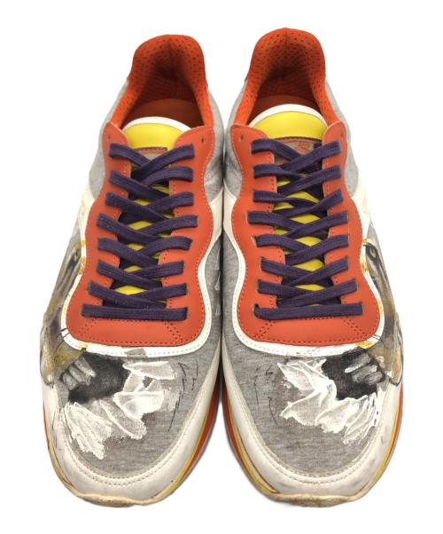 ETRO（エトロ）ETRO (エトロ) タイガーペイントローカットスニーカー グレー サイズ:40の古着・服飾アイテム