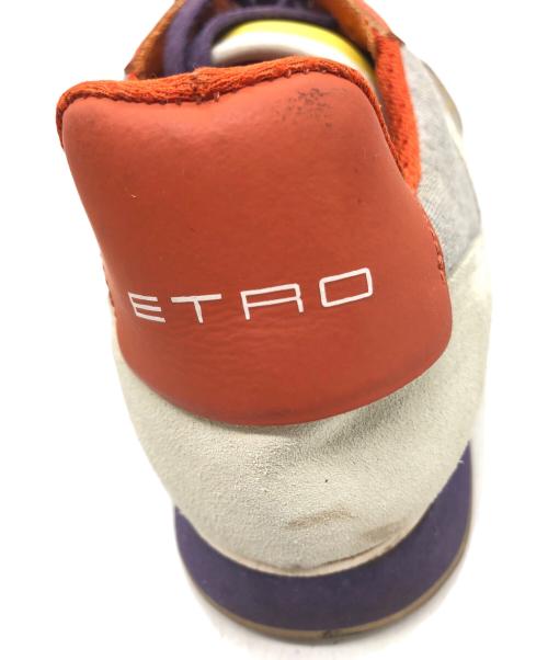 ETRO（エトロ）ETRO (エトロ) タイガーペイントローカットスニーカー グレー サイズ:40の古着・服飾アイテム