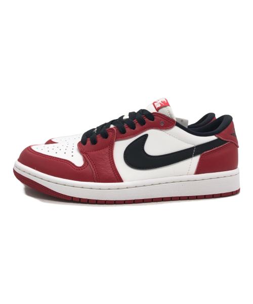 NIKE（ナイキ）NIKE (ナイキ) エア ジョーダン 1 LOW OG Chicago レッド×ホワイト サイズ:US9 未使用品の古着・服飾アイテム