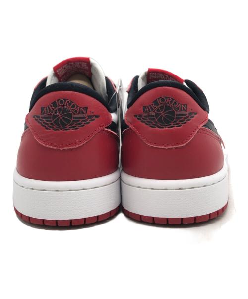NIKE（ナイキ）NIKE (ナイキ) エア ジョーダン 1 LOW OG Chicago レッド×ホワイト サイズ:US9 未使用品の古着・服飾アイテム