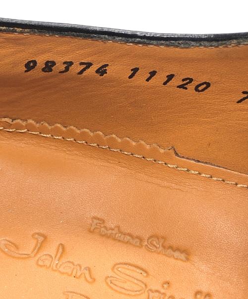 Jalan Sriwijaya（ジャランスリウァヤ）Jalan Sriwijaya (ジャランスリウァヤ) ダブルモンクストラップシューズ ブラック サイズ:7の古着・服飾アイテム