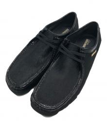 CLARKS×ATMOS×BlackEyePatch（クラークス×アトモス×ブラックアイパッチ）の古着「Wallabee Black Hair」｜ブラック