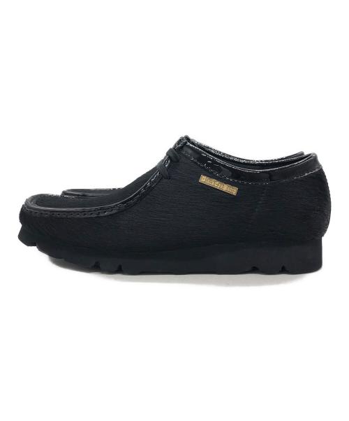 CLARKS（クラークス）CLARKS (クラークス) atmos (アトモス) BlackEyePatch (ブラックアイパッチ) Wallabee Black Hair ブラック サイズ:UK11G 未使用品の古着・服飾アイテム