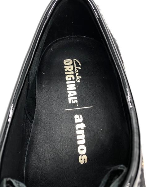 CLARKS（クラークス）CLARKS (クラークス) atmos (アトモス) BlackEyePatch (ブラックアイパッチ) Wallabee Black Hair ブラック サイズ:UK11G 未使用品の古着・服飾アイテム