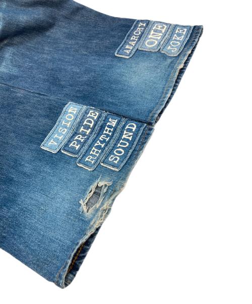 NUMBER (N)INE（ナンバーナイン）NUMBER (N)INE (ナンバーナイン) パッチワークデニムパンツ インディゴ サイズ:SIZE 4×L32の古着・服飾アイテム