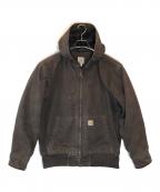 CarHarttカーハート）の古着「WASHED DUCK INSULATED ACTIVE JACKET」｜ブラウン