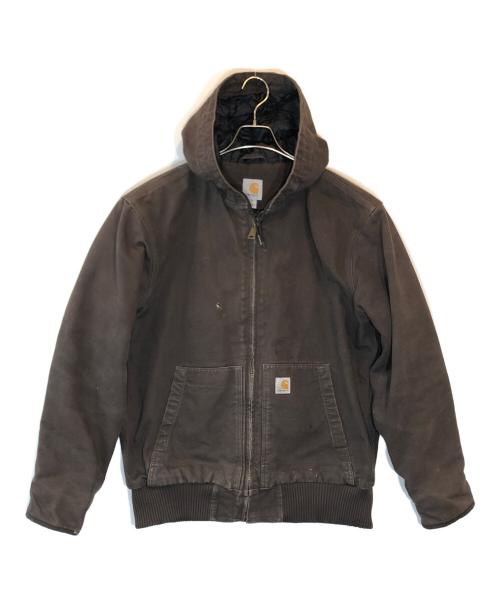 CarHartt（カーハート）CarHartt (カーハート) WASHED DUCK INSULATED ACTIVE JACKET ブラウン サイズ:SIZE Mの古着・服飾アイテム