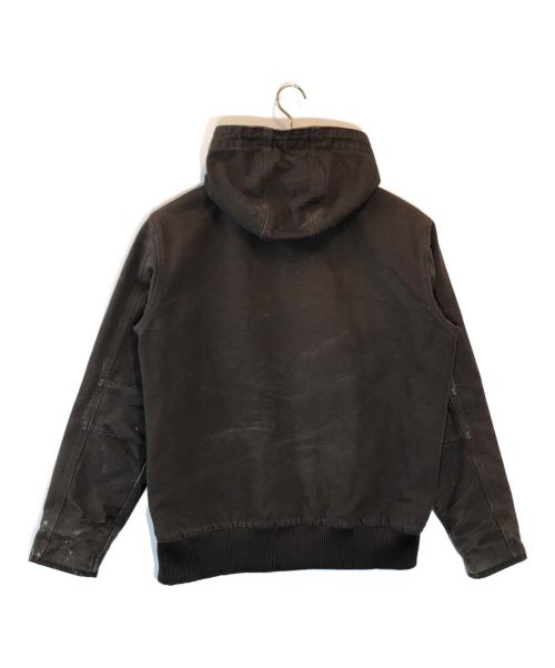 CarHartt（カーハート）CarHartt (カーハート) WASHED DUCK INSULATED ACTIVE JACKET ブラウン サイズ:SIZE Mの古着・服飾アイテム