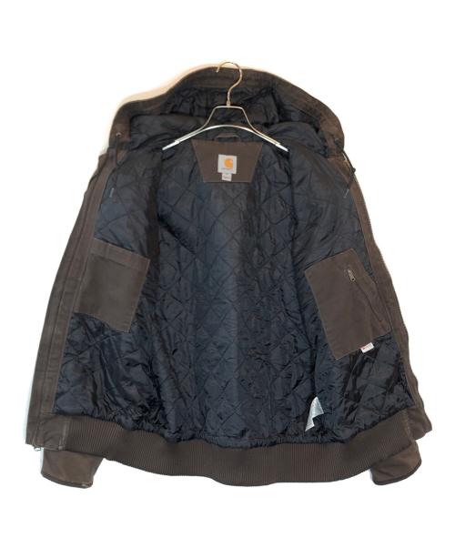 CarHartt（カーハート）CarHartt (カーハート) WASHED DUCK INSULATED ACTIVE JACKET ブラウン サイズ:SIZE Mの古着・服飾アイテム