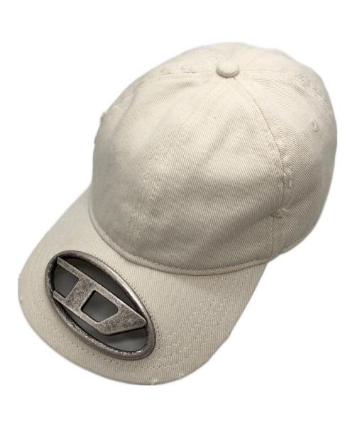 DIESEL（ディーゼル）DIESEL (ディーゼル) C-BEAST-A1 ベースボールキャップ ホワイト サイズ:2の古着・服飾アイテム