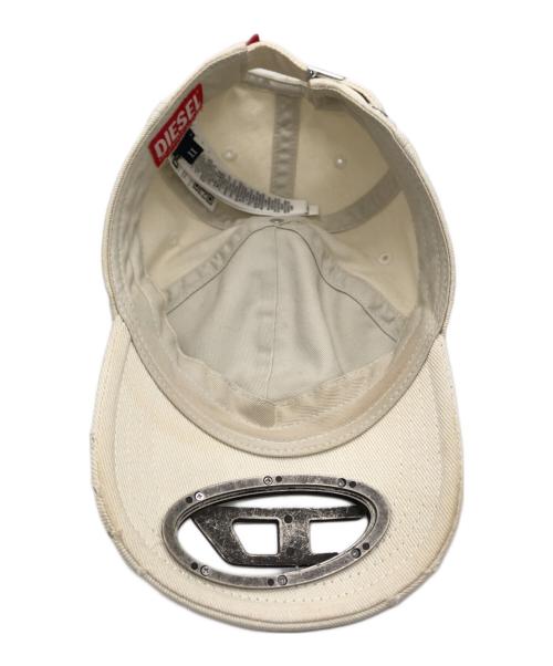 DIESEL（ディーゼル）DIESEL (ディーゼル) C-BEAST-A1 ベースボールキャップ ホワイト サイズ:2の古着・服飾アイテム