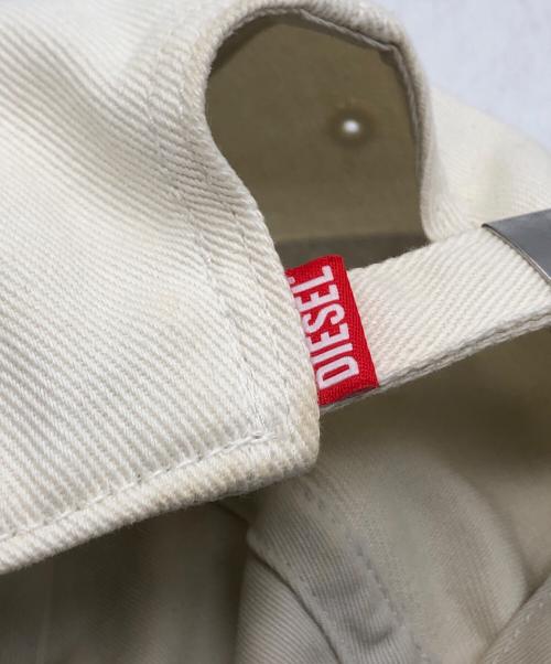 DIESEL（ディーゼル）DIESEL (ディーゼル) C-BEAST-A1 ベースボールキャップ ホワイト サイズ:2の古着・服飾アイテム