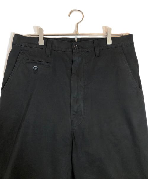 JUNYA WATANABE COMME des GARCONS（(ジュンヤワタナベ コムデギャルソン）JUNYA WATANABE COMME des GARCONS ((ジュンヤワタナベ コムデギャルソン) コットンチノパンツ ブラック サイズ:Mの古着・服飾アイテム
