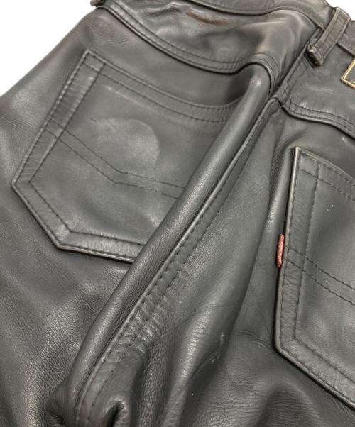 Aero LEATHER（エアロレザー）AERO LEATHER (エアロレザー) ステアハイド レザーパンツ ブラック サイズ:SIZE 31の古着・服飾アイテム