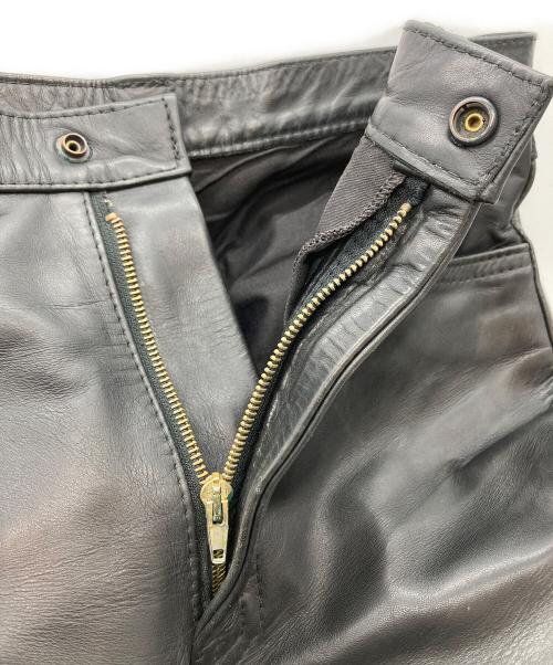 Aero LEATHER（エアロレザー）AERO LEATHER (エアロレザー) ステアハイド レザーパンツ ブラック サイズ:SIZE 31の古着・服飾アイテム