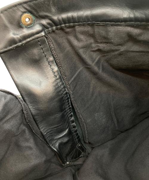 Aero LEATHER（エアロレザー）AERO LEATHER (エアロレザー) ステアハイド レザーパンツ ブラック サイズ:SIZE 31の古着・服飾アイテム