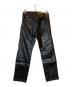 AERO LEATHER (エアロレザー) ステアハイド レザーパンツ ブラック サイズ:SIZE 31：10000円