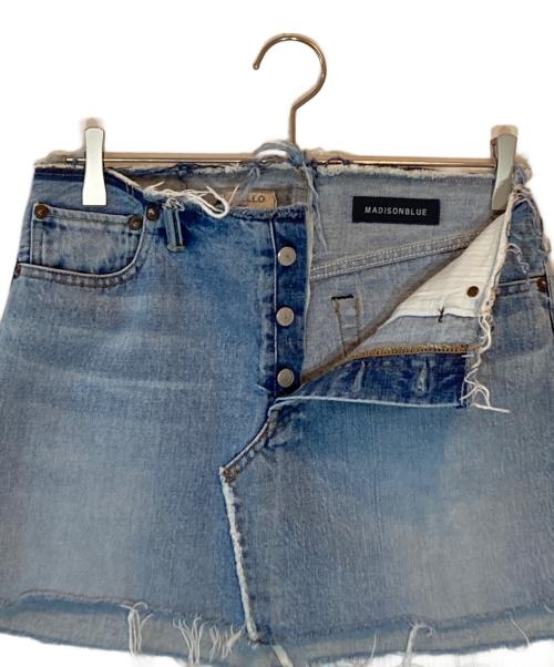 MADISON BLUE（マディソンブルー）MADISON BLUE (マディソンブルー) 5POCKET DENIM MINI SKIRT ブルー サイズ:SIZE 01の古着・服飾アイテム